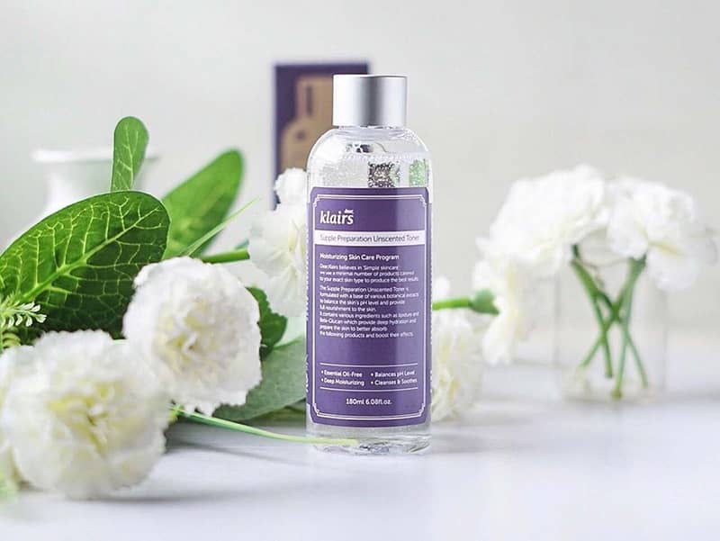 review nước hoa hồng Klairs Supple Preparation Unscented Toner 