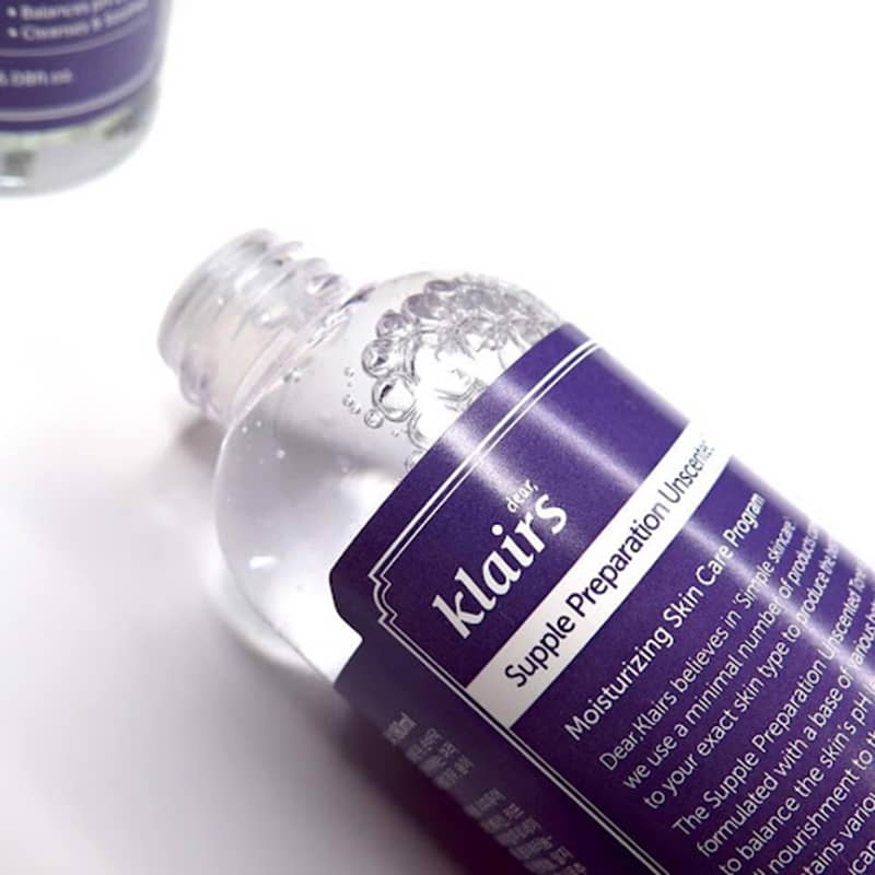 review nước hoa hồng Klairs Supple Preparation Unscented Toner 